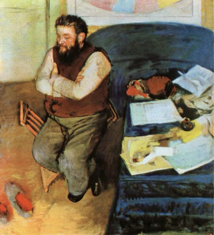 Edgar Degas The Portrait of Martelli